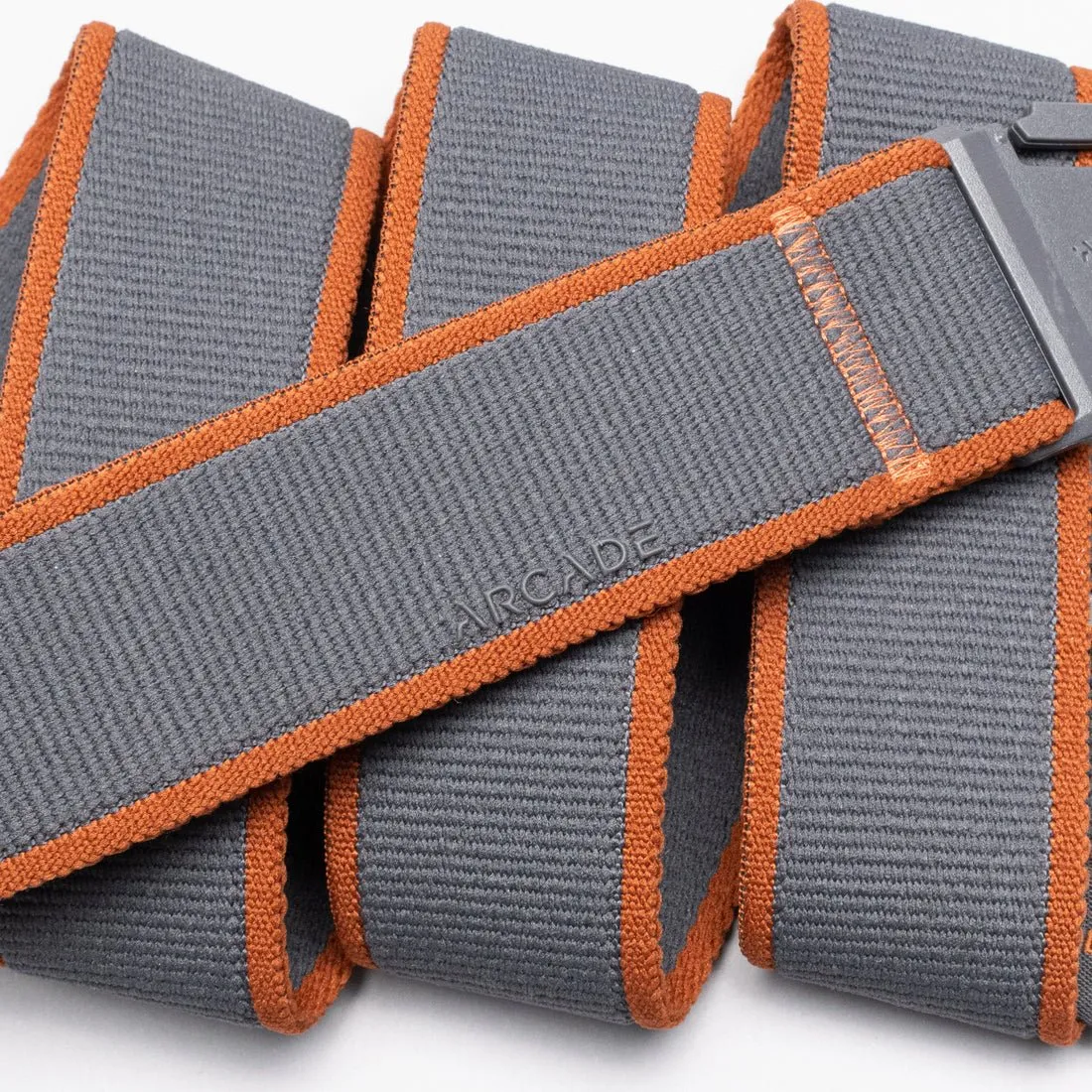 Arcade "Carto" Elastic Webbing Belt - Charcoal/Saddle - Standard