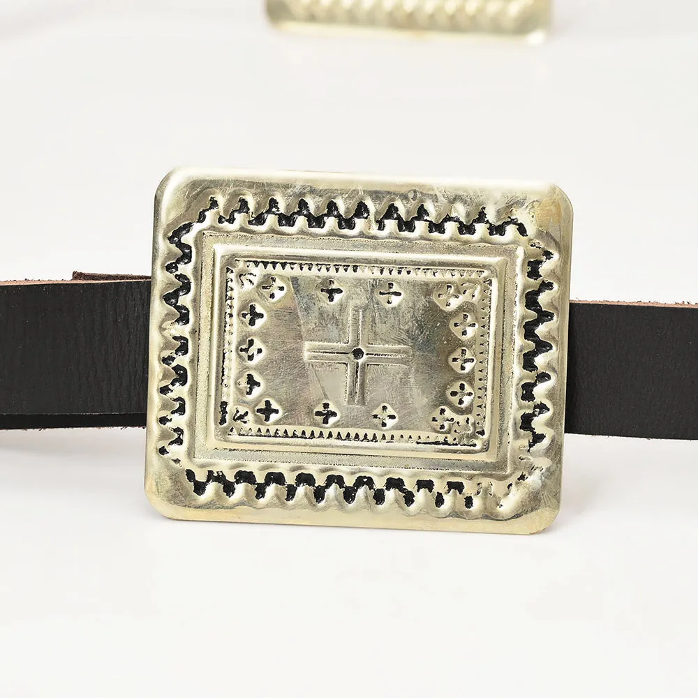 Full Grain Genuine American Leather Belt Men and Women Bling